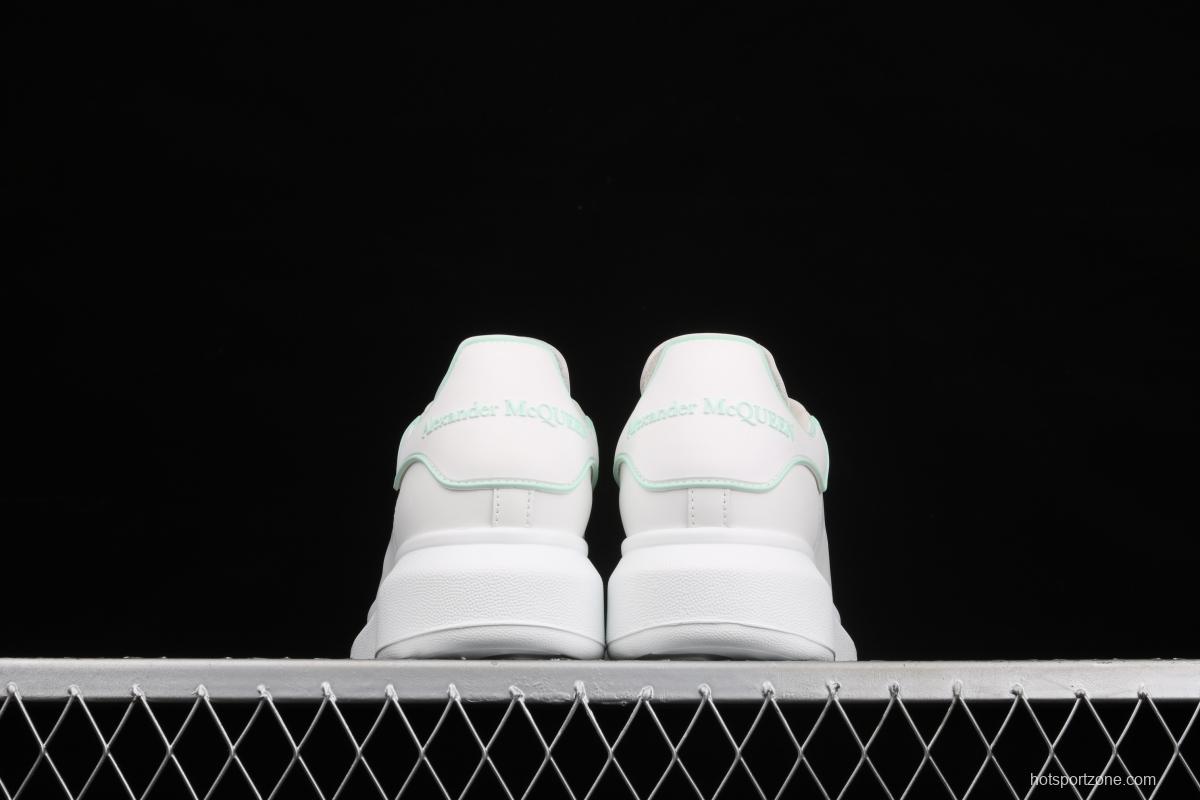 Alexander McQueen White and Green drop Molding