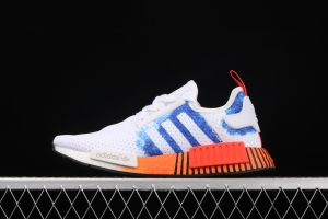 Adidas NMD R1 Boost V2 FY5886 second generation elastic knitted surface popcorn running shoes