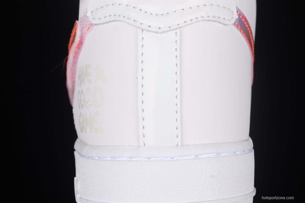 NIKE Air Force 1mm 07 LV8 Good Game video game limits white dazzling laser Velcro high upper board shoes DC2111-191