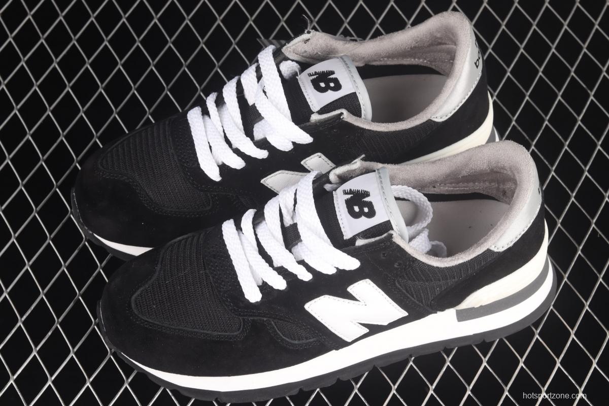New Balance NB990 series of high-end American retro leisure running shoes W990BLK