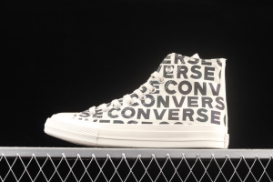 Converse Chuck 70 Converse reflective letter high upper canvas sports shoes 172511C