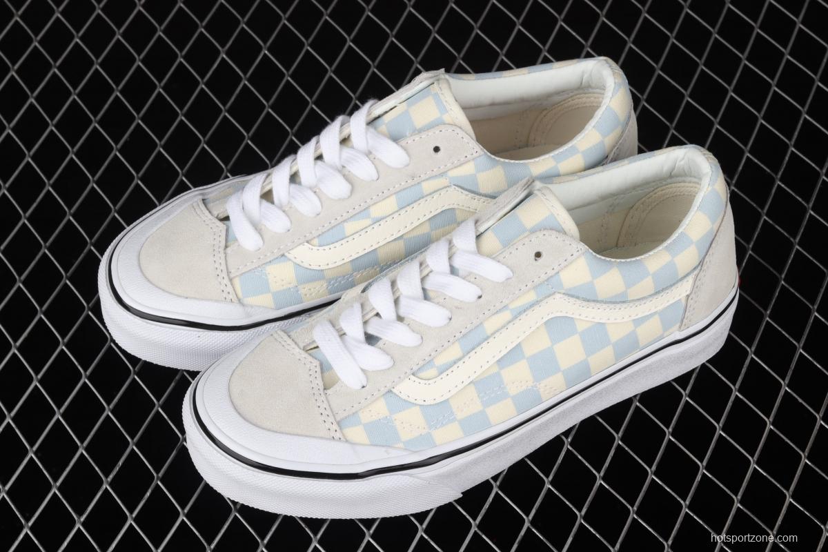 Vans Style 36 Decon SF Vance blue-gray half-moon Baotou vulcanized canvas shoes VN0A3MVLK0A