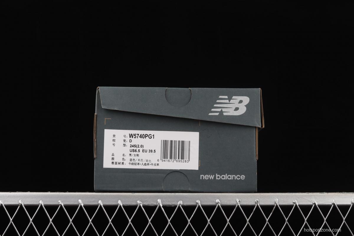 New Balance NB5740 series retro leisure jogging shoes W5740PG1