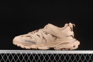 Balenciaga Sneaker Tess s.Gomma Res BI ALV/TIS EFF NUBUK/TIS E 2020 latest color matching luminous white trendy running shoes W1GB12156