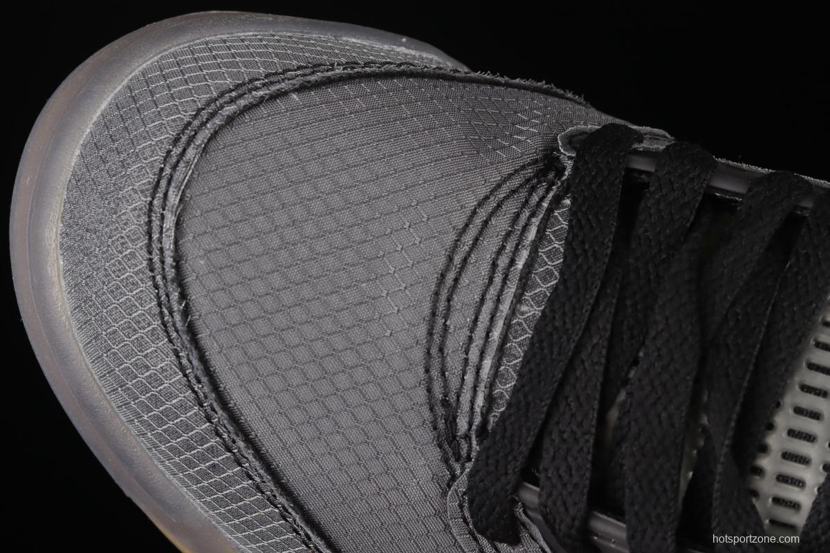 OFF-White x Air Jordan 5 Retro SP black sail 3M reflective basketball shoes CT8480-001