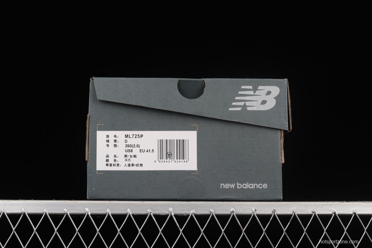 New Balance ML725 series retro single breathable retro daddy sports leisure running shoes ML725P