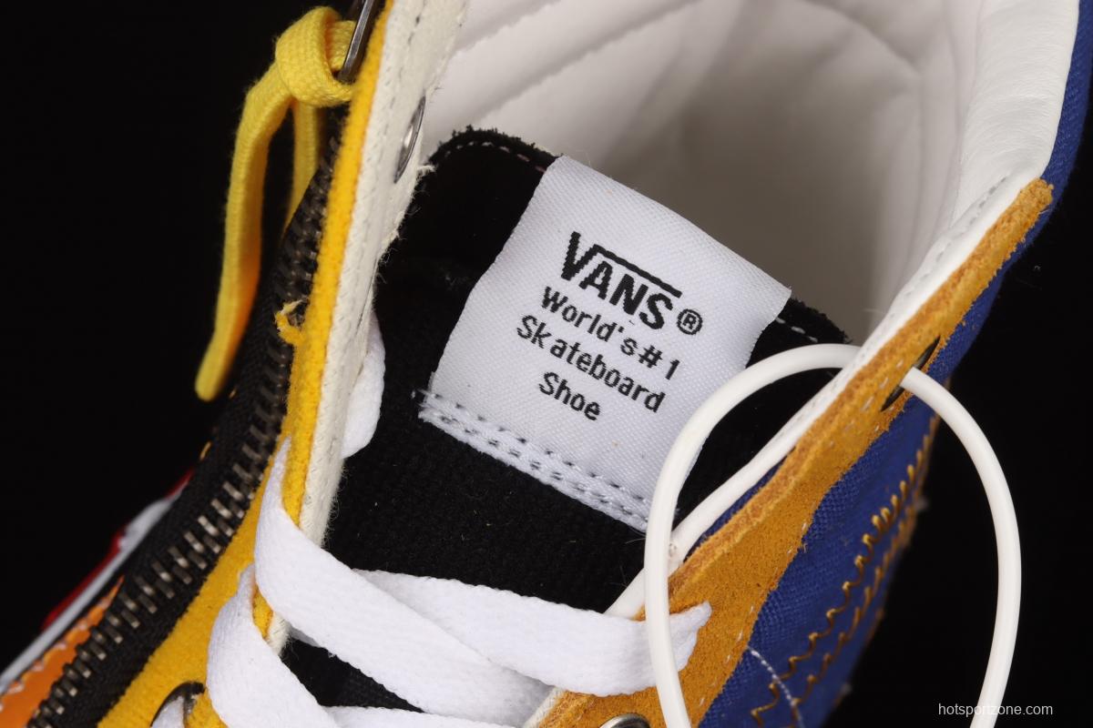 Vans SK8-Hi Reissue Ca Vance deconstructs and splices VN0A3WM15FG of high-top vulcanized shoes