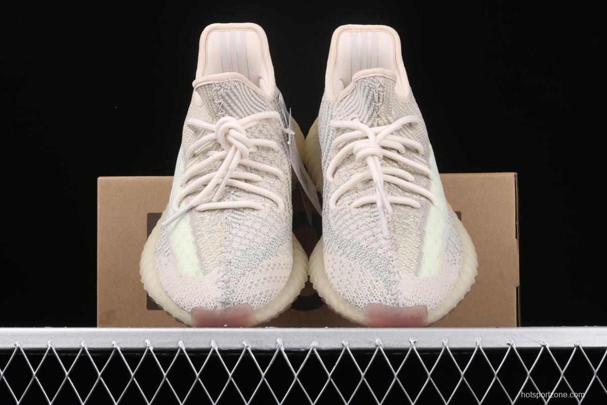 Adidas Yeezy 350 Boost V2 FW5318 Darth Coconut 350 second generation hollowed-out swan white sky star color matching