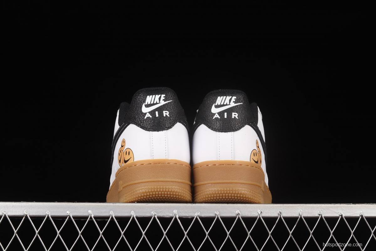 NIKE Air Force 1 Have A Nike Day smiley face low-top casual board shoes DO5856-100