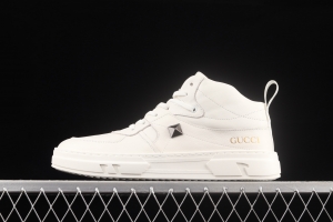 Gucci Screener GG High-Top Sneaker Gucci retro college style leisure Martin boots 02JPO63229