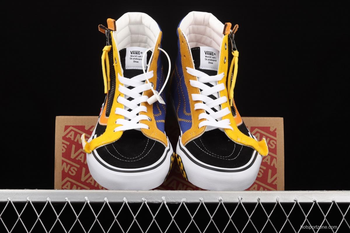 Vans SK8-Hi Reissue Ca Vance deconstructs and splices VN0A3WM15FG of high-top vulcanized shoes