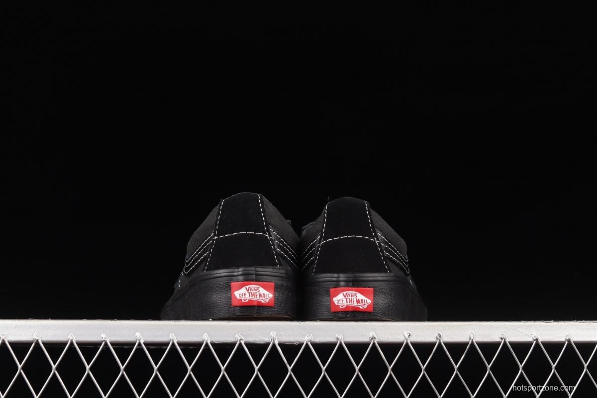 Vans Sk8-Low Yu Wenle's all-black low-top casual board shoes VN0A4UW12U3