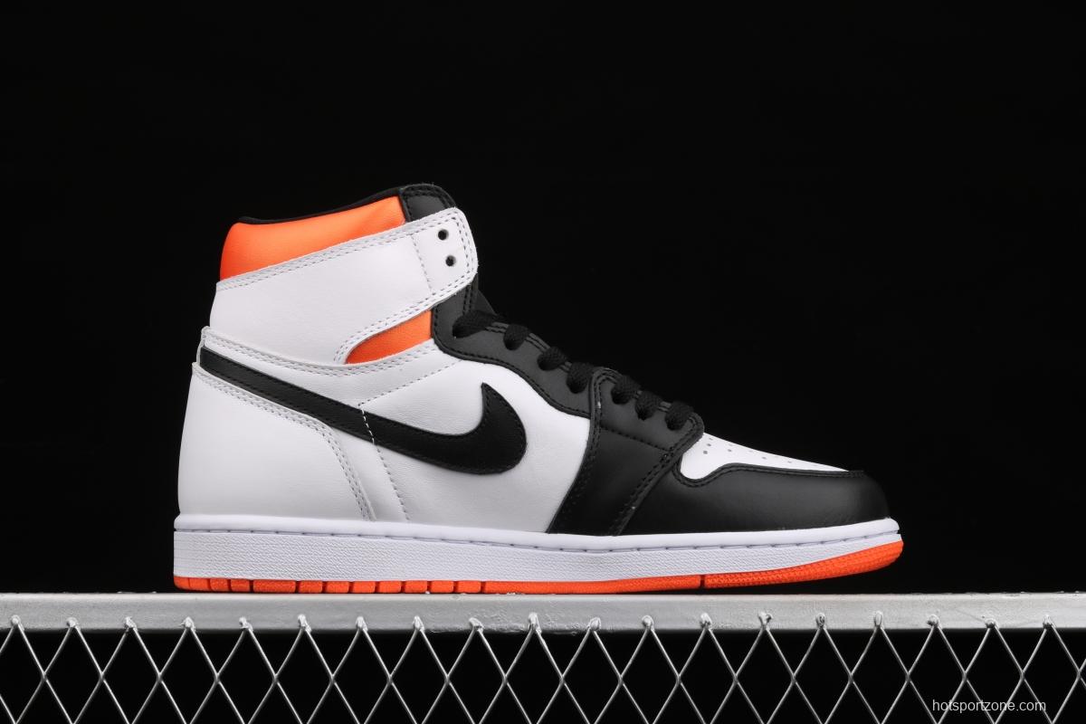 Air Jordan 1 High OG Black Toe Shattered Backboard rebound black toe high top basketball shoes 555088-180