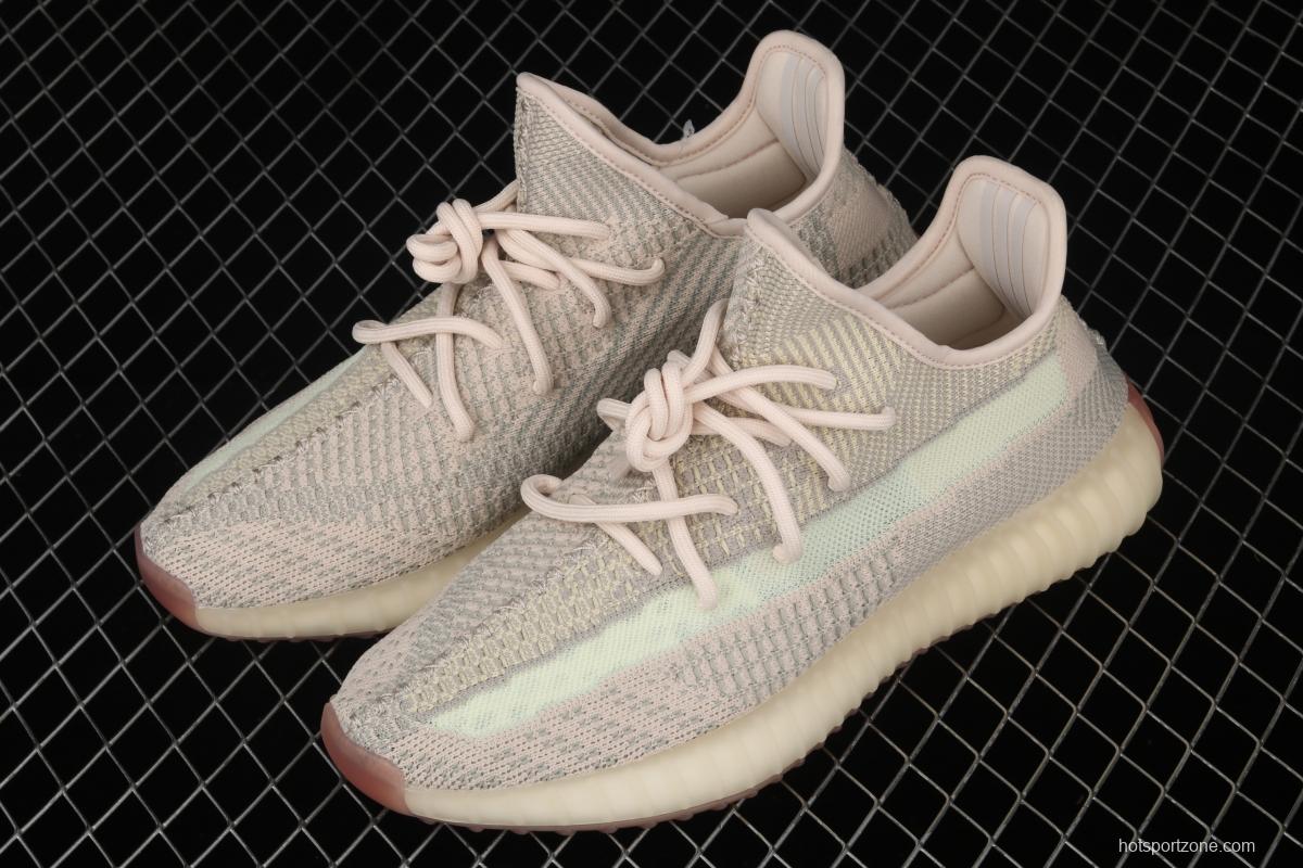 Adidas Yeezy Boost 350 V2 FW3042 Darth Coconut 350 second generation hollowed-out swans make color-matching BASF popcorn during the day