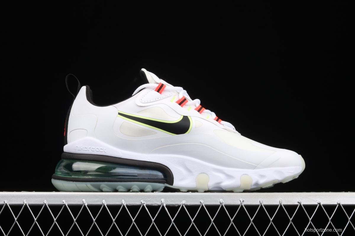 NIKE Air Max 270React new high-frequency mesh hollowing out function half-palm air cushion running shoes CZ6685-100