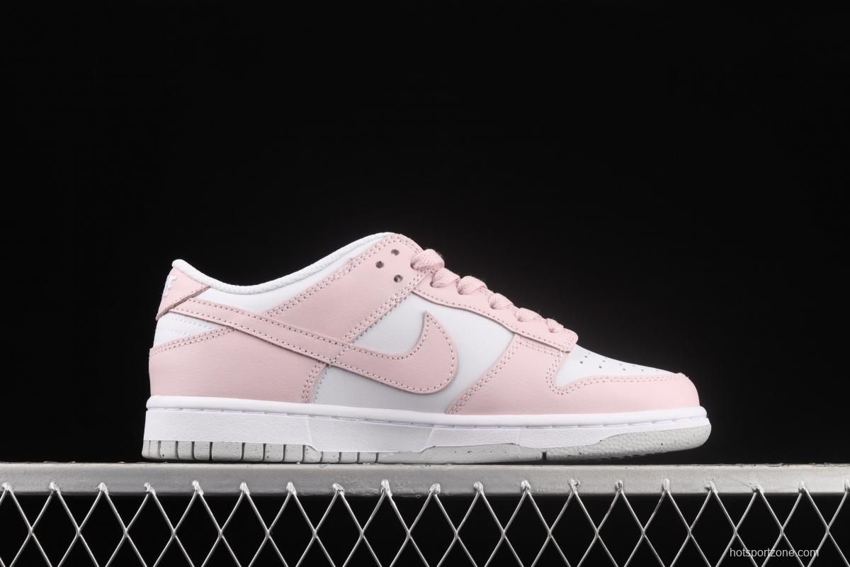 NIKE SB DUNK Low Move To Zero soft powder color SB buckle rebound fashion leisure board shoes DD1873-100