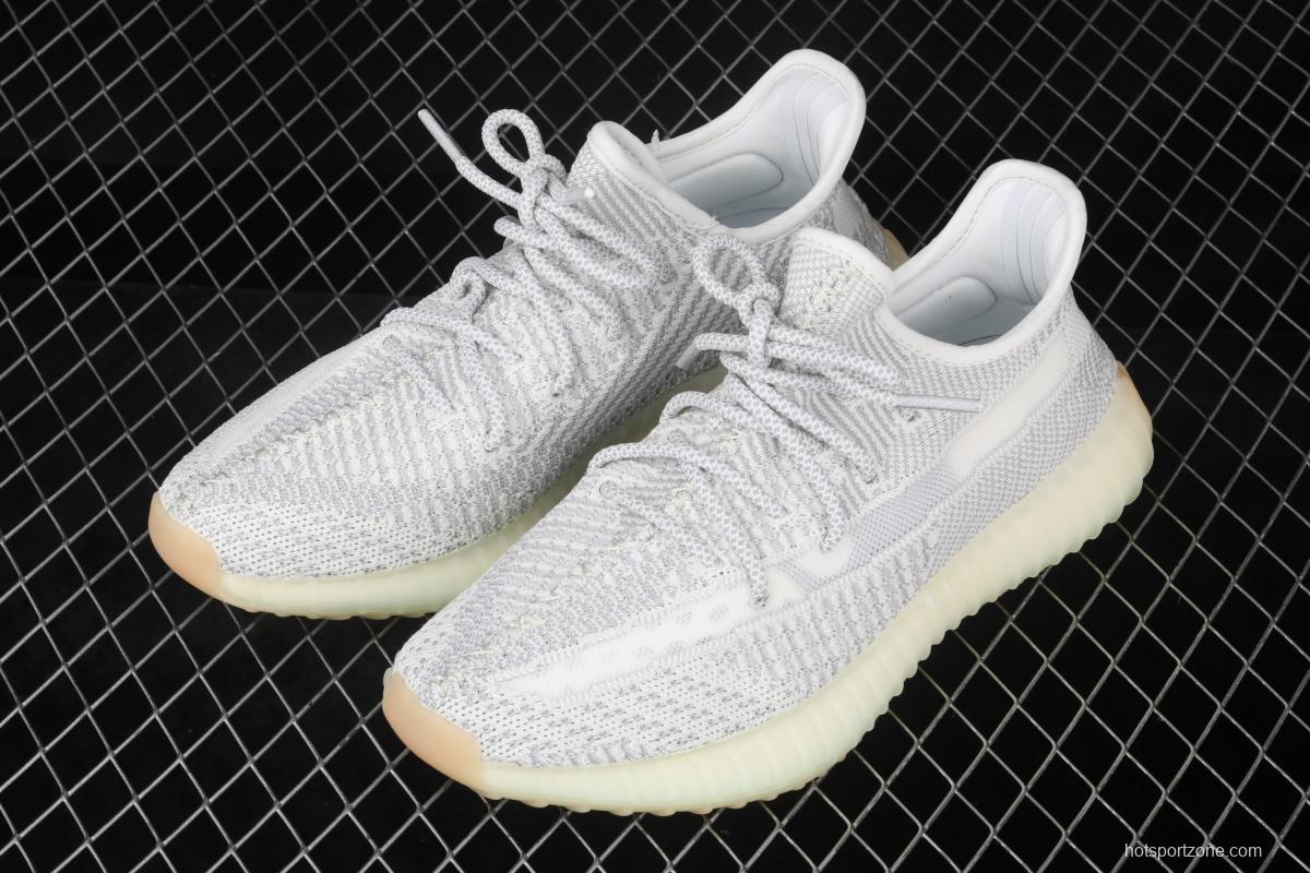 Adidas Yeezy Boost 350V2 Tailgate FX4348 Darth Coconut 350 second generation hollowed-out Asian gray angel color
