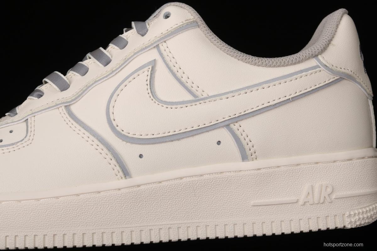 NIKE Air Force 1 Low 3M reflective low-top casual board shoes BD3654-506