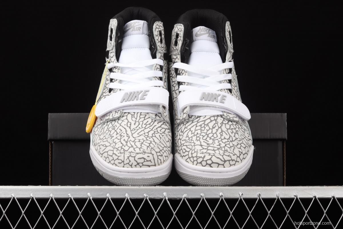 Jordan Legacy 312 white burst color matching Velcro three-in-one board shoes AV3922-100