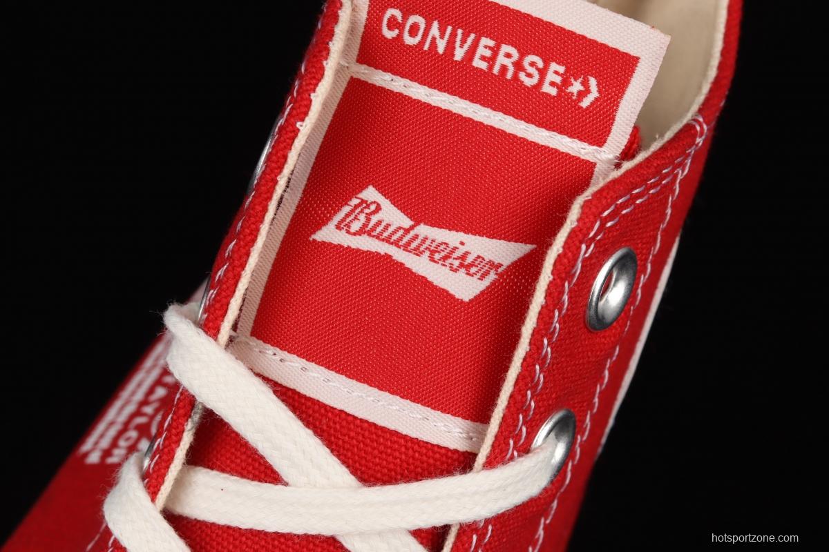 Budweiser x Converse Chuck 70 co-signed Budweiser limited edition couple canvas shoes M9697