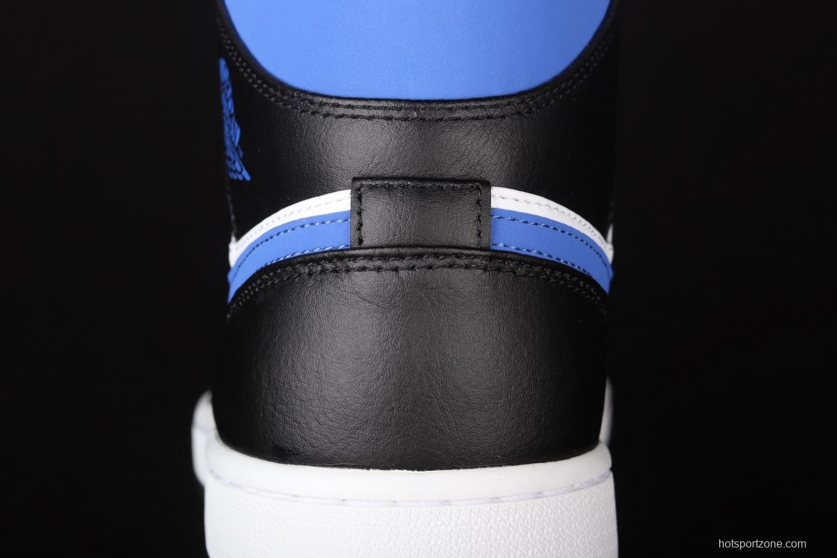 Air Jordan 1 Mid Royal Blue Zhongbang Basketball shoes 554724-140