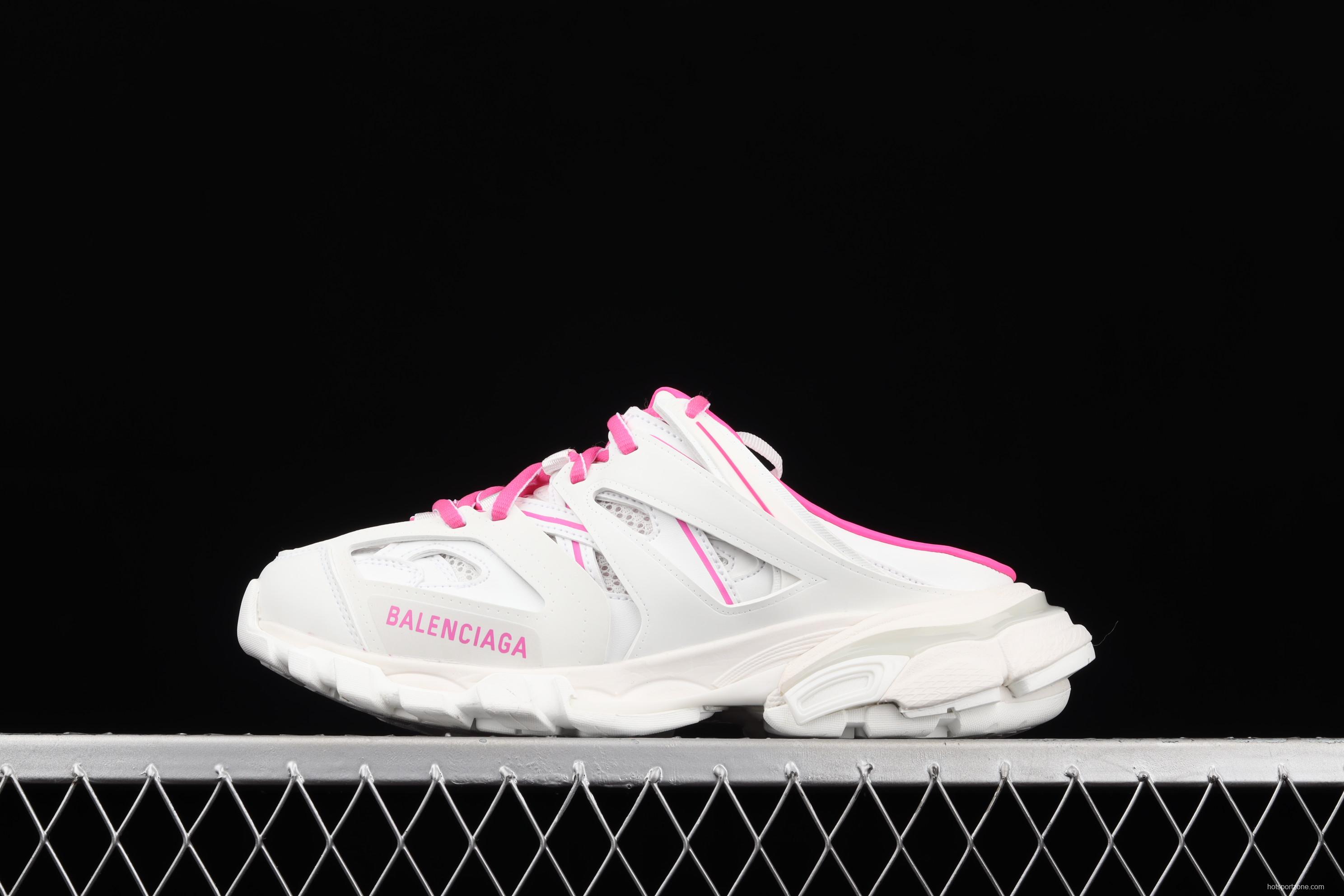 Balenciaga Sneaker Tess s.Gomma MAILLE WHITE/ORANGE 2021ss 3.0 three-generation outdoor concept shoes semi-drag W3CP69055