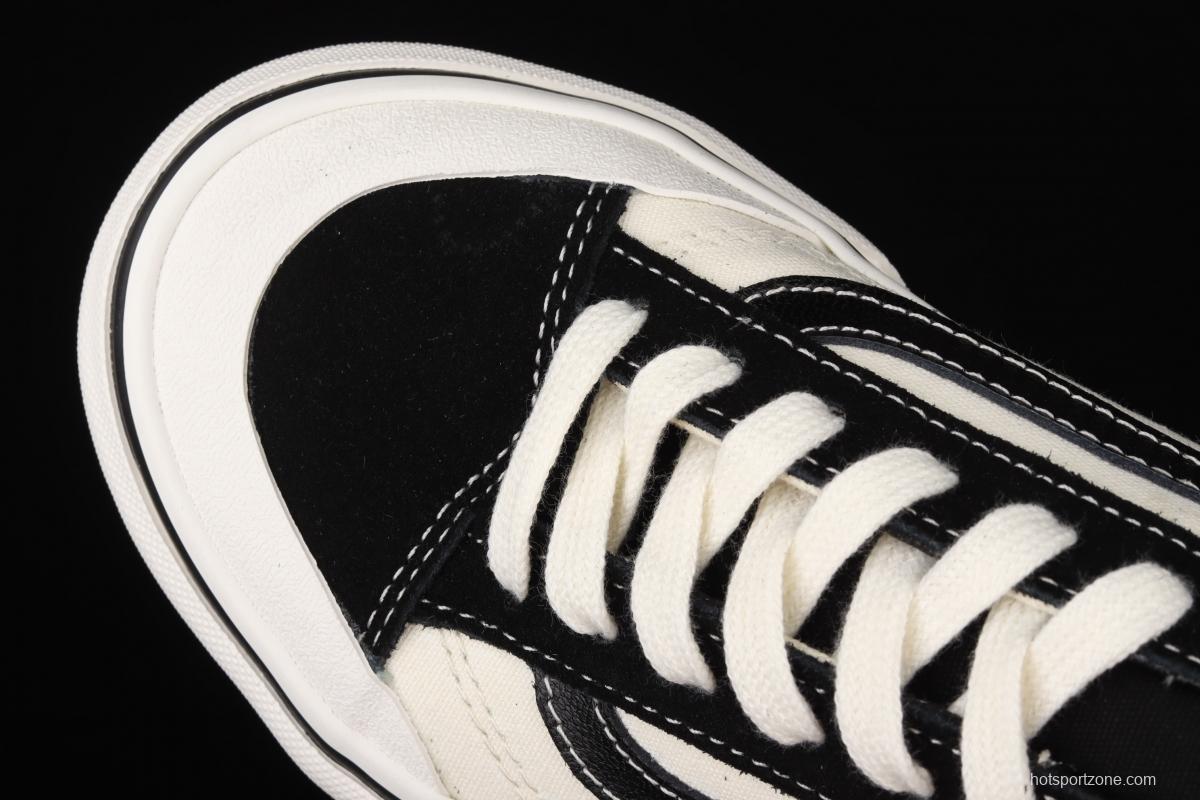 Vans Style 36 new half-crescent black and white side LOGO printed low-top casual board shoes VN0A3ZCJ9IG