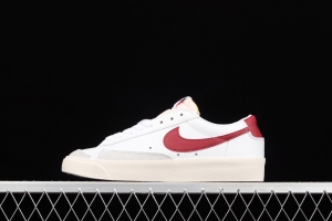 NIKE Blazer Low'77 Vintage Trail Blazers Leather Leather low-top Leisure Board shoes DC4769-104