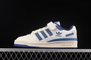 Adidas Forum 84 Low Blue ThreAdidas S23764 popular single classic retro basketball shoes