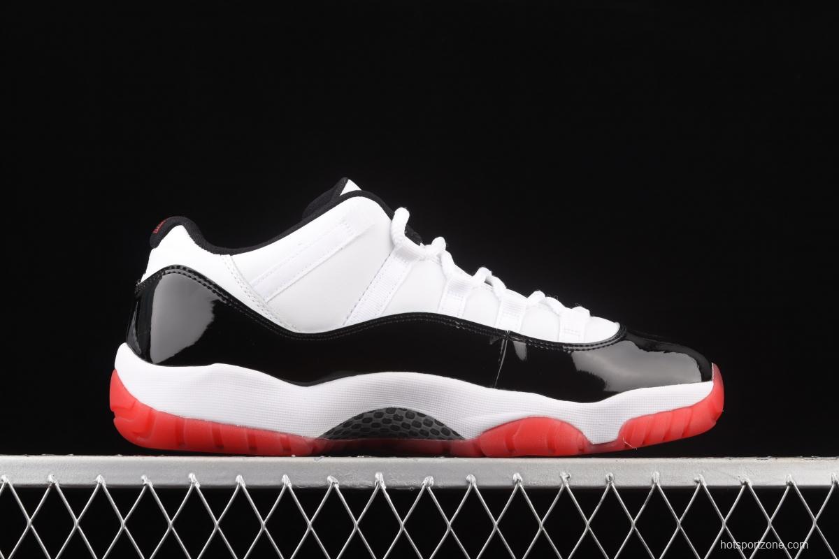 Air Jordan 11 Retro Low 11 low-grade lacquer leather black and red head layer true carbon AV2187-160