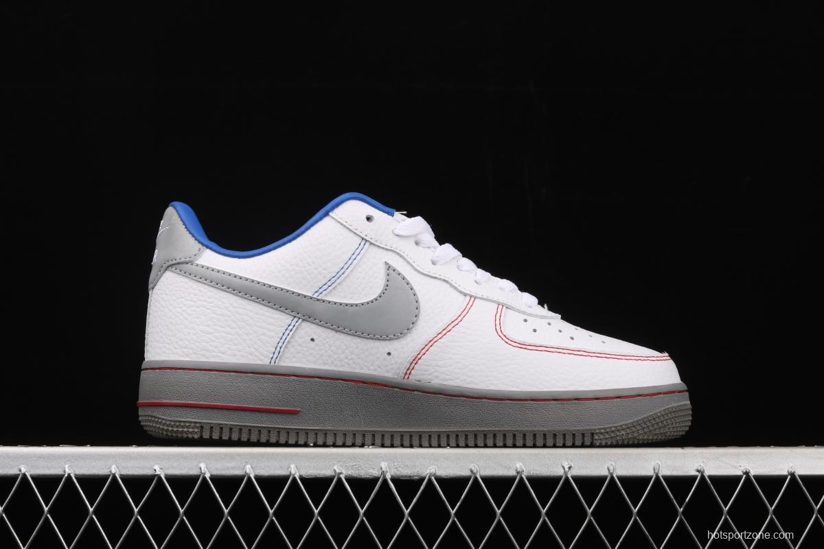 NIKE Air Force 11607 liquid silver 3M reflective low-top casual board shoes CK5433-200