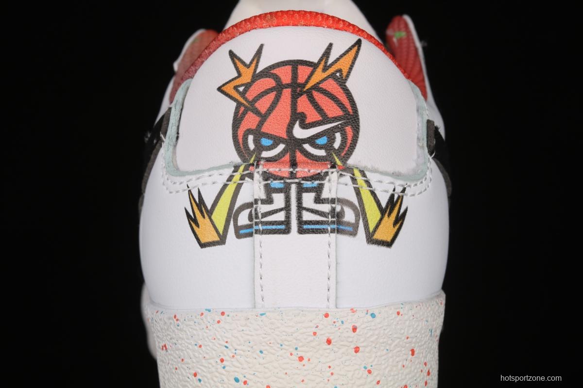 Nike Blazer Low Basketball Boy Trail Blazers low-top casual board shoes DJ4279-101,