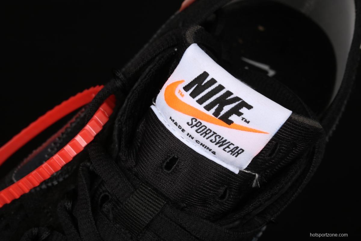 OFF-White x NIKE Vapor Max joint name steam air cushion jogging shoes AA3831-002