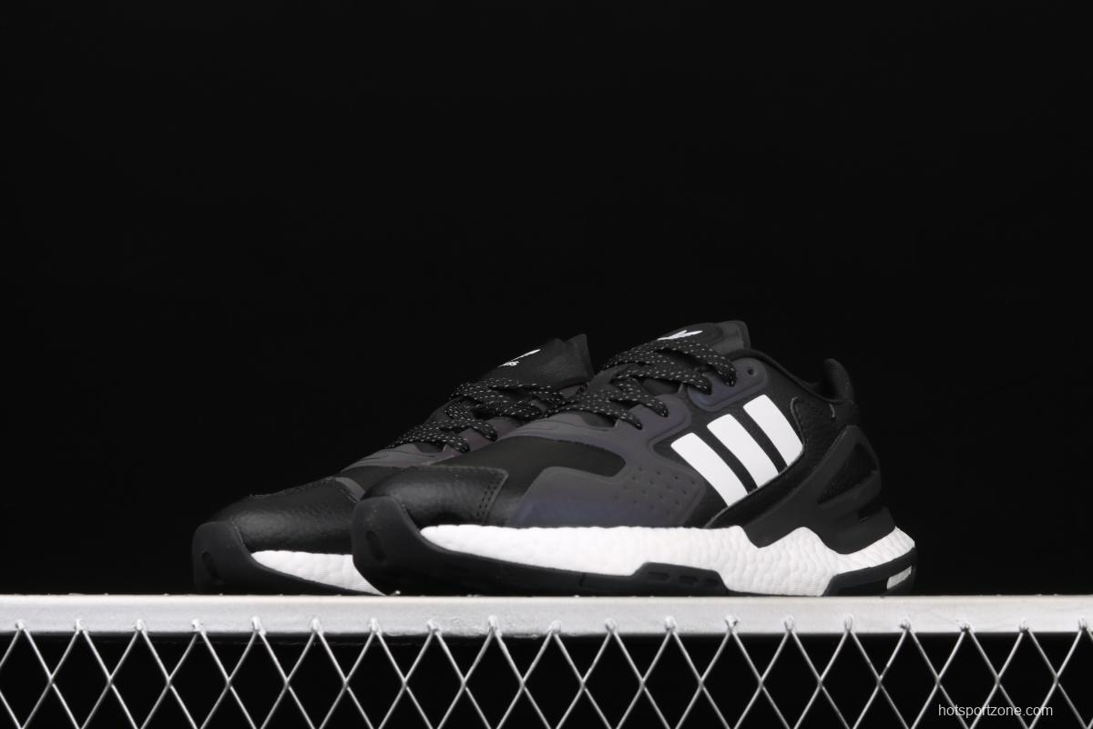 Adidas Day Jogger 2020 Boost FW4052 New Night Walker second Generation Leather 3M reflective Popcorn vintage running shoes