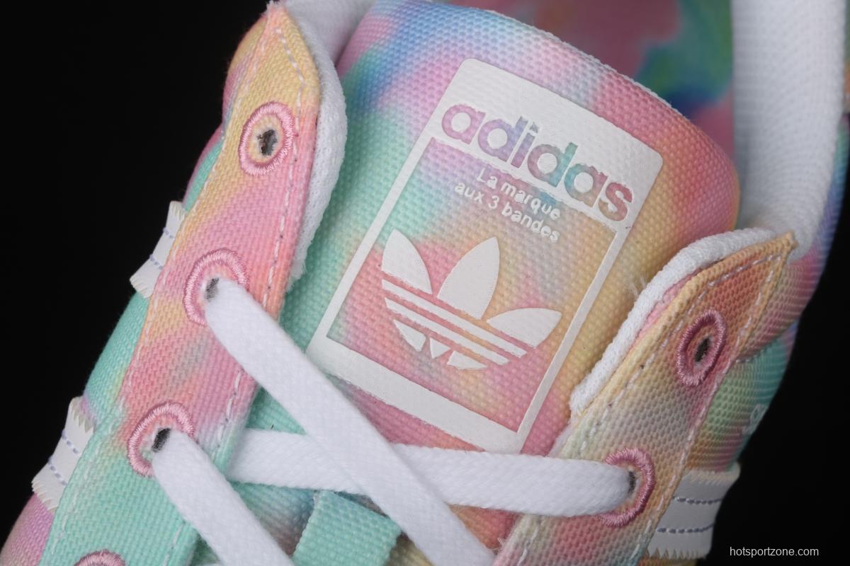 Adidas Superstar Originals Superstar FY1268 Rainbow 3D painted Shell head Classic Leisure Sports Board shoes