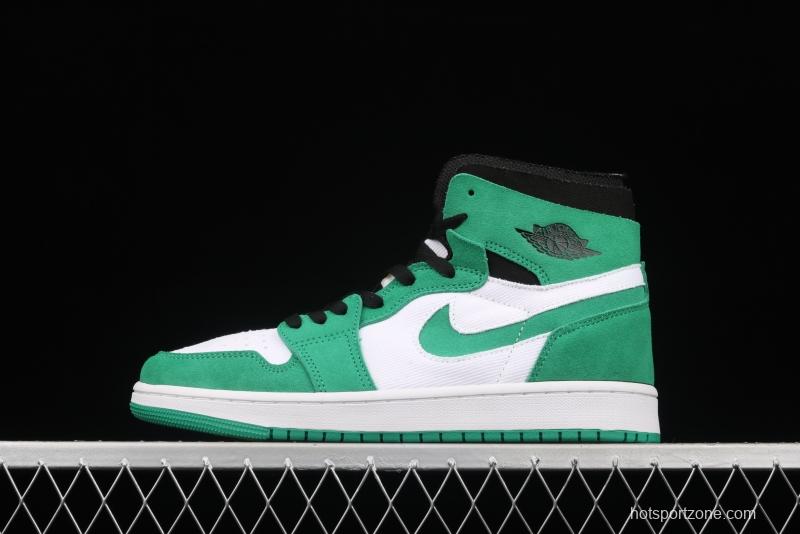 Air Jordan 1 Zoom CMFT StAdidasium Green white and green splicing CT0978-300