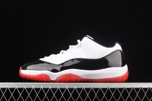 Air Jordan 11 Retro Low 11 low-grade lacquer leather black and red head layer true carbon AV2187-160