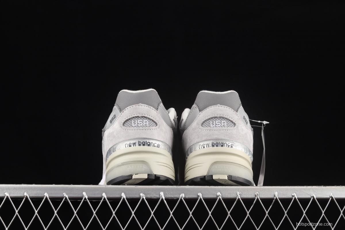 New Balance NB MAdidase In USA M992 series American blood classic retro leisure sports daddy running shoes M992GR
