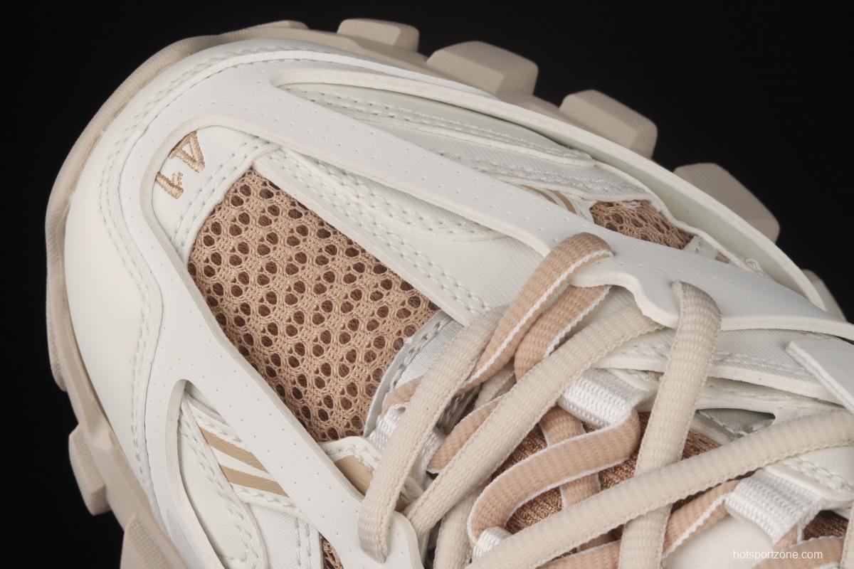 Balenciaga Sneaker Tess s.Gomma Res BI ALV/TIS EFF NUBUK/TIS E 2020 latest color matching trend running shoes W3AC49062