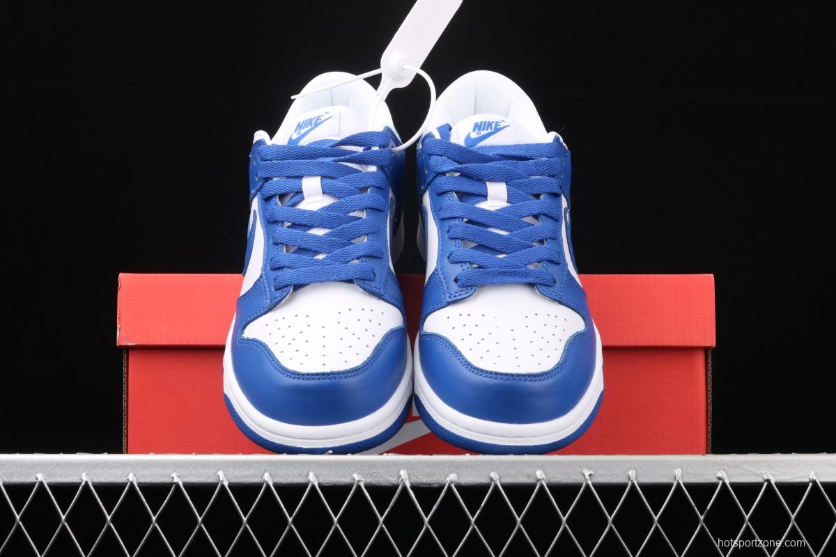NIKE SB DUNK Low NCAA 35th Anniversary White Blue first year Color matching Skateboard shoes CU1726-100