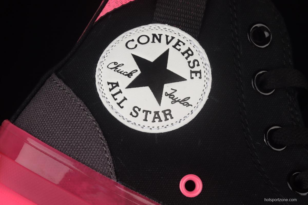 Converse Chuck Taylor All Star CX neutral crystal jelly soles hit color canvas high upper shoes 170993C