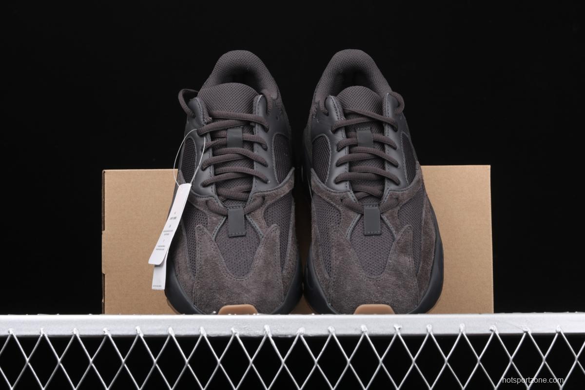 Adidas Yeezy Boost 700V2 Utility Black FV5304 coconut 7003M reflective black rubber running shoes