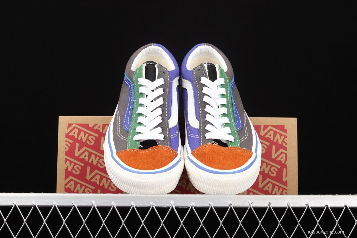 Vans Style 36 ice cream cream blue matching mandarin duck low upper board shoes VN0A54F66T7