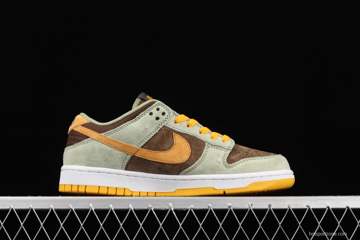 NIKE SB DUNK Low Prm green brown orange SB rebound fashion casual board shoes DH5360-300