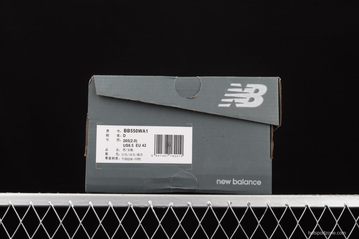 New Balance BB550 series new balanced leather neutral casual running shoes BB550WA1