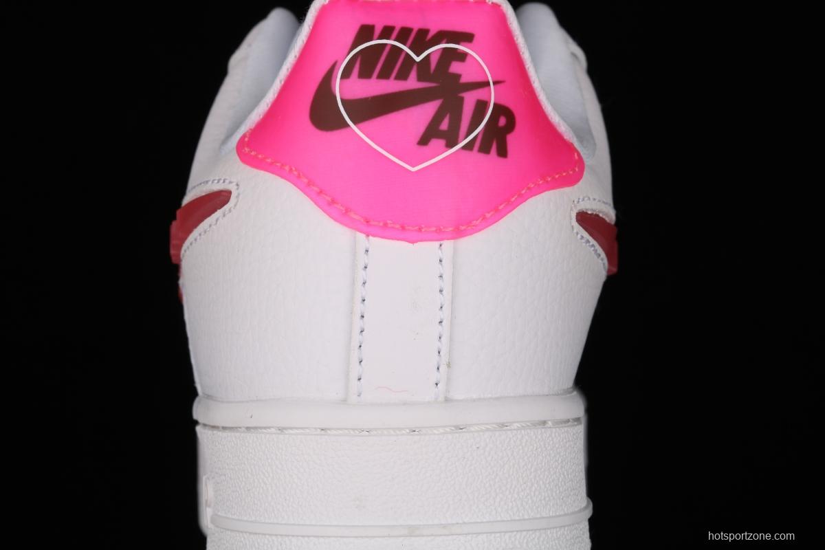 NIKE Air Force 1x 07 Low Valentine's Day jelly hook low side leisure sports board shoes CV8482-100