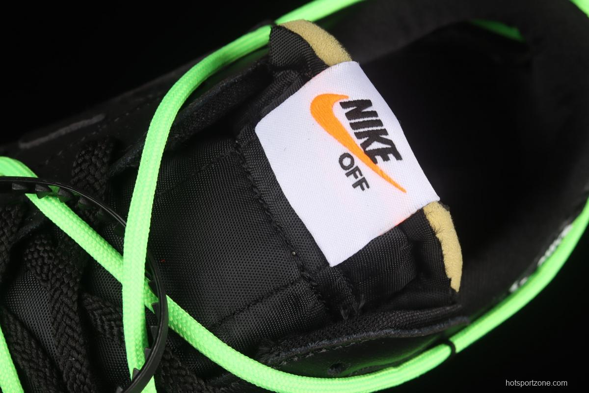OFF-White x NIKE Blazer Low co-branded deconstruction style trailblazer low upper shoes DH7863-001