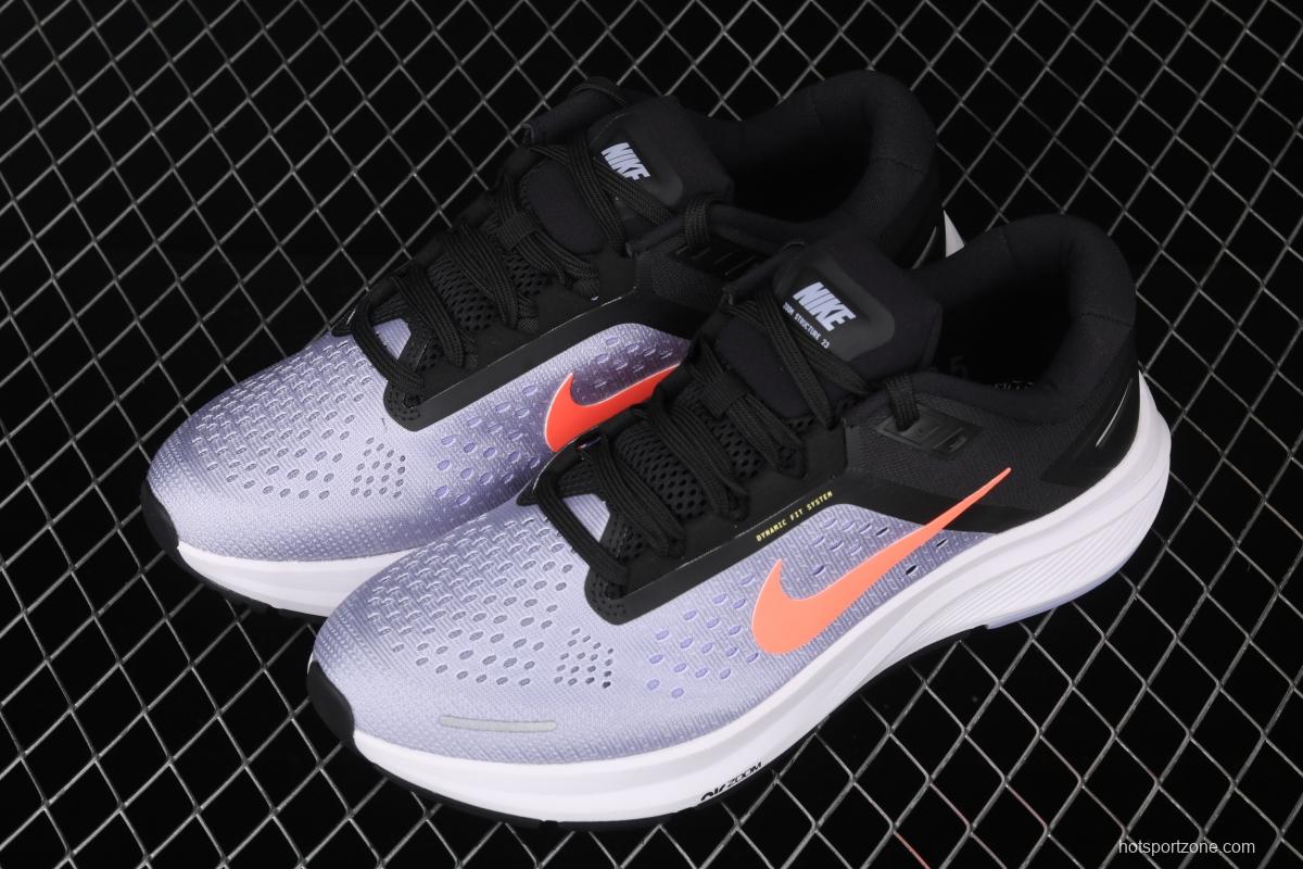 NIKE Air Zoom Structure 23 structure series mesh wire drawing breathable running shoes CZ6721-500