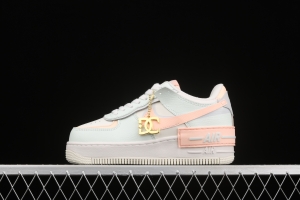 NIKE Air Force 1 ShAdidasow light weight heightened low-top 100-top board shoes CU8591-104