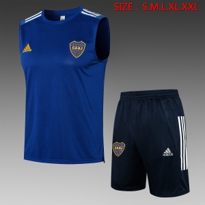 21 22 Boca Juniors Vest Enamel blue S-2XL D591#